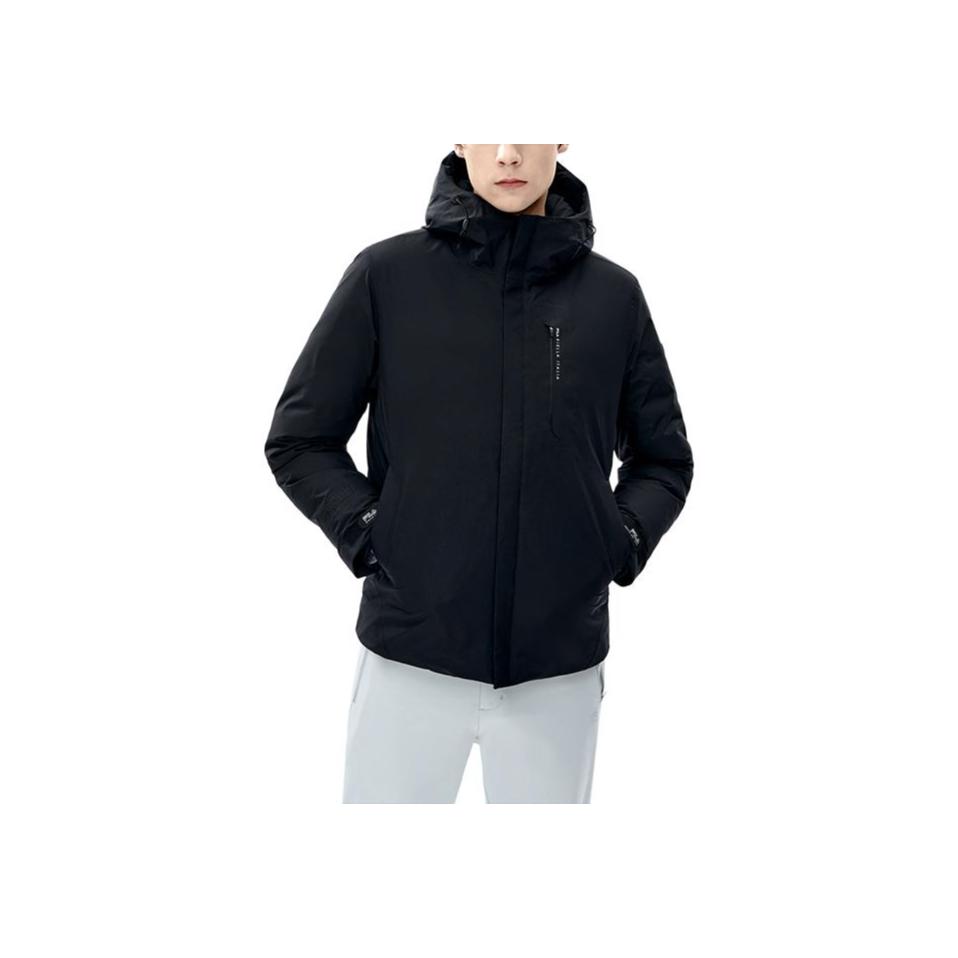 New FILA Down Jacket Men's Jet Black F11M247903F-BK