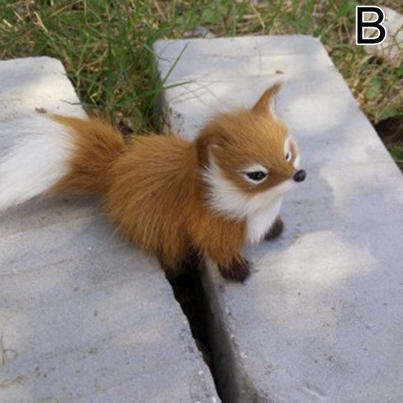 

1 Pcs Simulation Animal Foxes Plush Toy Doll Photography for Children Kids Birthday Gift Children Kids Birthday Gift