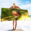 Cute Squirrel Beach Towel Oversized Quick Dry Wild Animal Bath Towels Soft Microfiber Lightweight Pool Towel for Swim Spa Sport