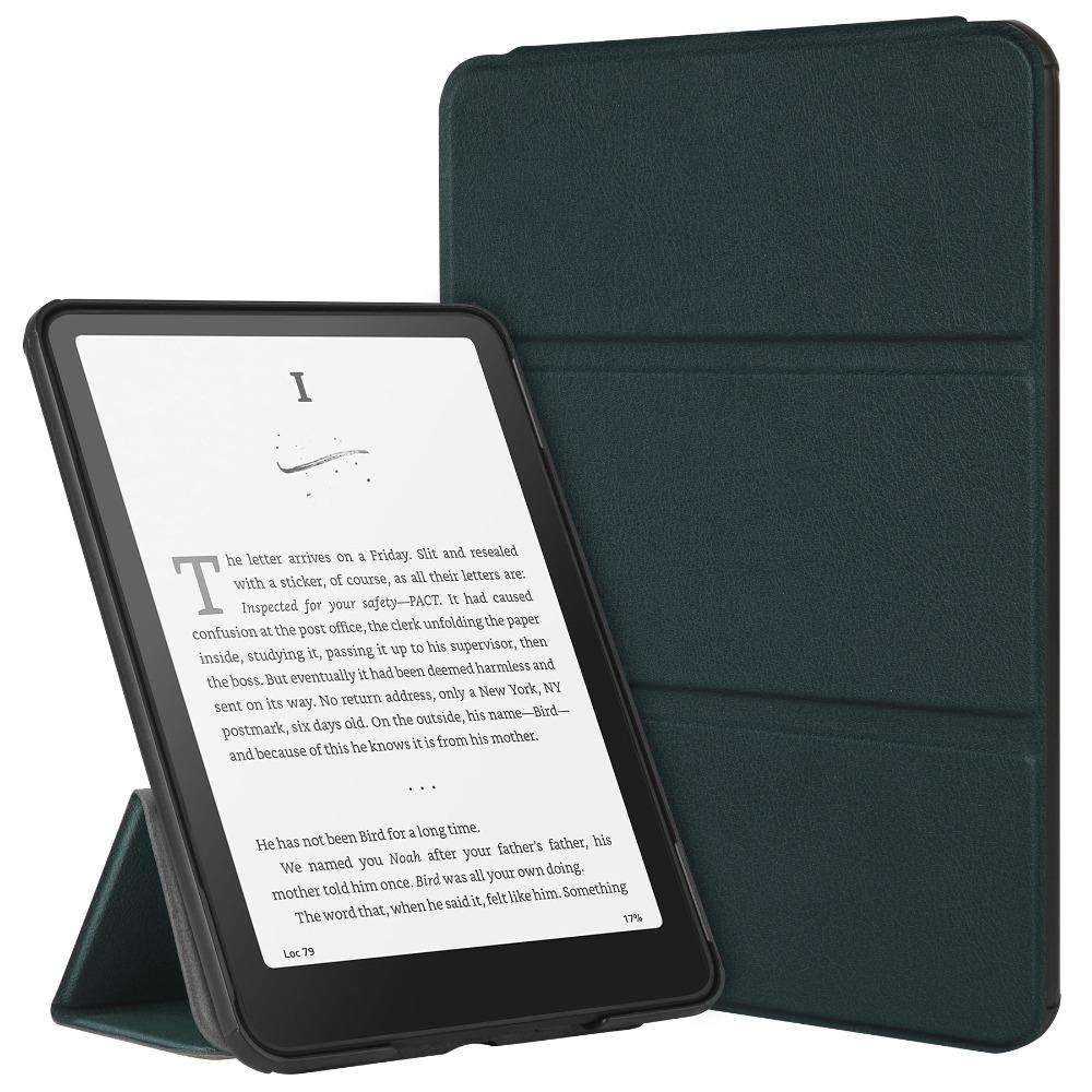 For Auto Wake/Sleep Case Tri-fold Shockproof e-Reader Cover Leather Wear Resistant for Kindle Paperwhite 12th Gen 2025 (7 inch)