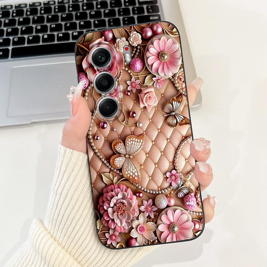 For Tecno Camon 40 Pro 5G Case CM7 Cute Cartoon Cover Soft TPU Phone Case For Tecno Camon40 Camon 40 Pro 4G CM6 Back Cover Coque