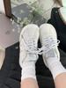 Fashion Breathable Shoes Female Footwear Casual Sneaker All-Match 2025 Fashion Women's Tennis New Dress Retro Small Summer Modis Lace-Up