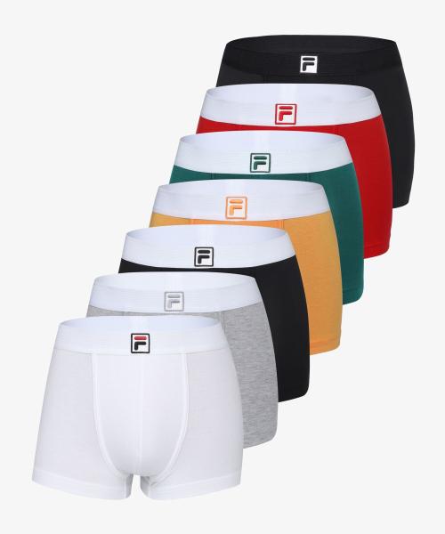 

[FILA] F Cotton Men s Trunks 7-Pack FI4DRH1122MBLK [Shipped from Korea] 100% Authentic Black - 095