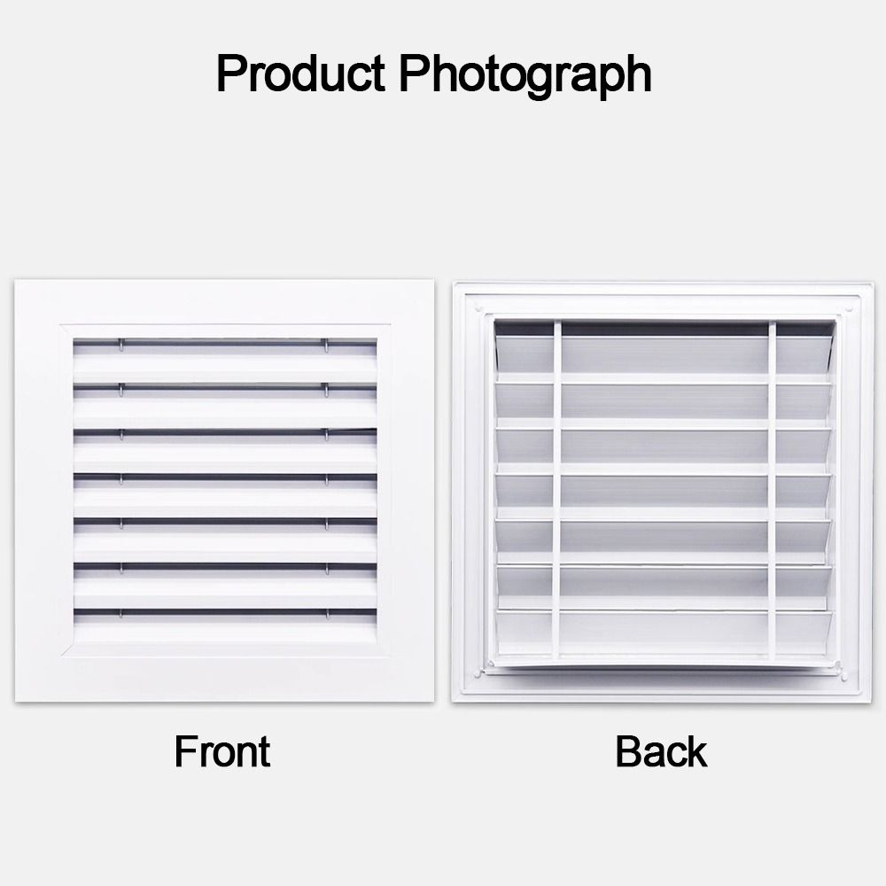 White Gable Vent Aluminum Alloy Return Air Grill New Gable Wall Shed Vent  Ceiling