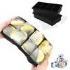 Large Ice Cube Silicone Molds 6/8/12 Ice Trays Easy Release Ice Cube Molds for Freezer/Cocktail Whiskey Juice BPA Free Reusable