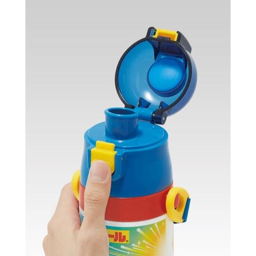 Skater Children's Stainless Steel Water Bottle Direct Drinking 470ml Plarail 24 Child-Friendly Lightweight Type Cold Storage Boys Waterbottle Sports B
