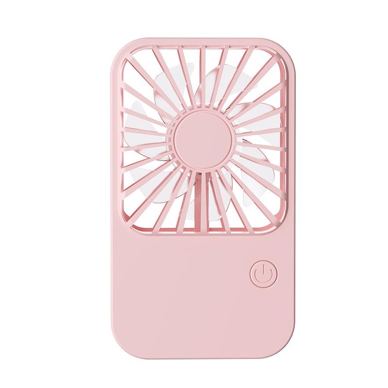 Tragbarer USB Mini-Ventilator Hohe Geschwindigkeit Lange Akkulaufzeit Schreibtisch Handventilator Kompakter Reiseventilator für Büro Zuhause