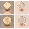 Table Lamp Touch Control 3 Colors USB Rechargeable Beside Lamp for Bedroom Living Room Home Decor