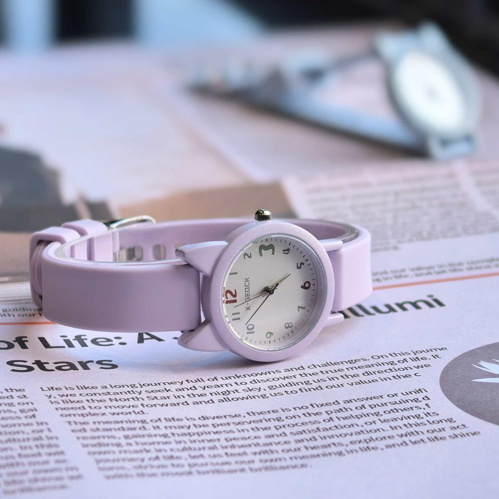 Cute Girl Jelly Watch Girl Simple White Youth Campus College Style High Value Quartz