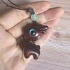 Green Sandalwood Zodiac Animal Guardians Phone Strap & Backpack Pendant