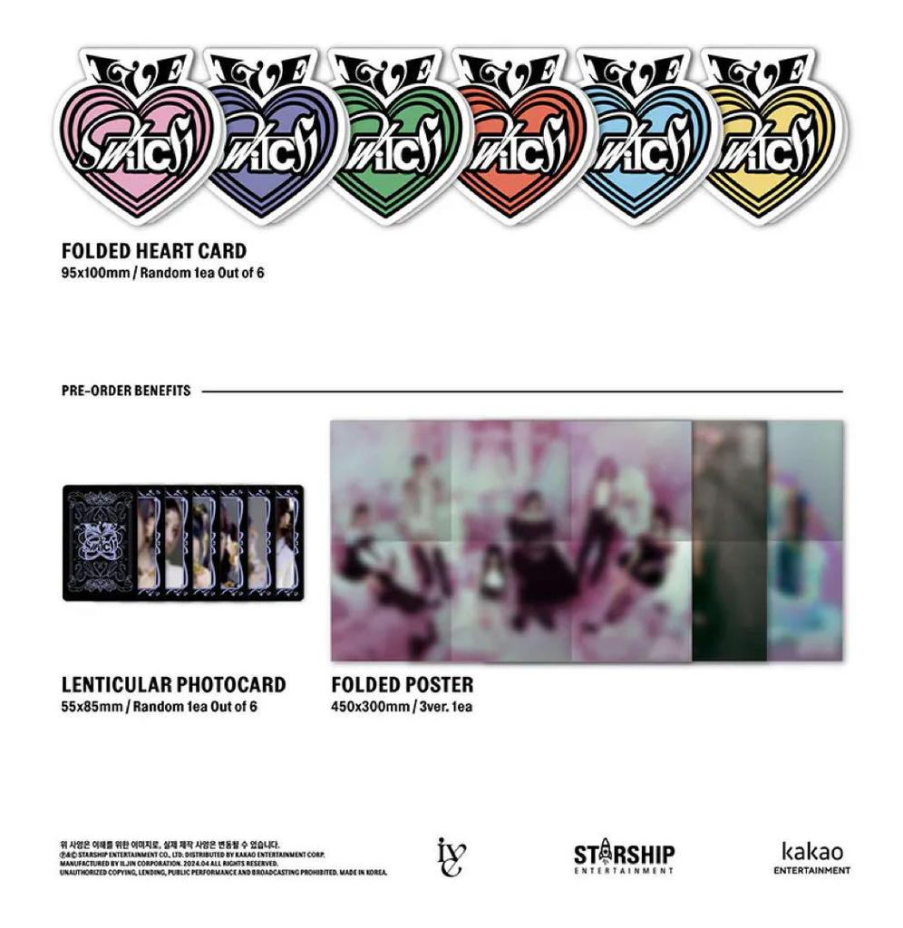 [USED] IVE Switch Album 4 versions