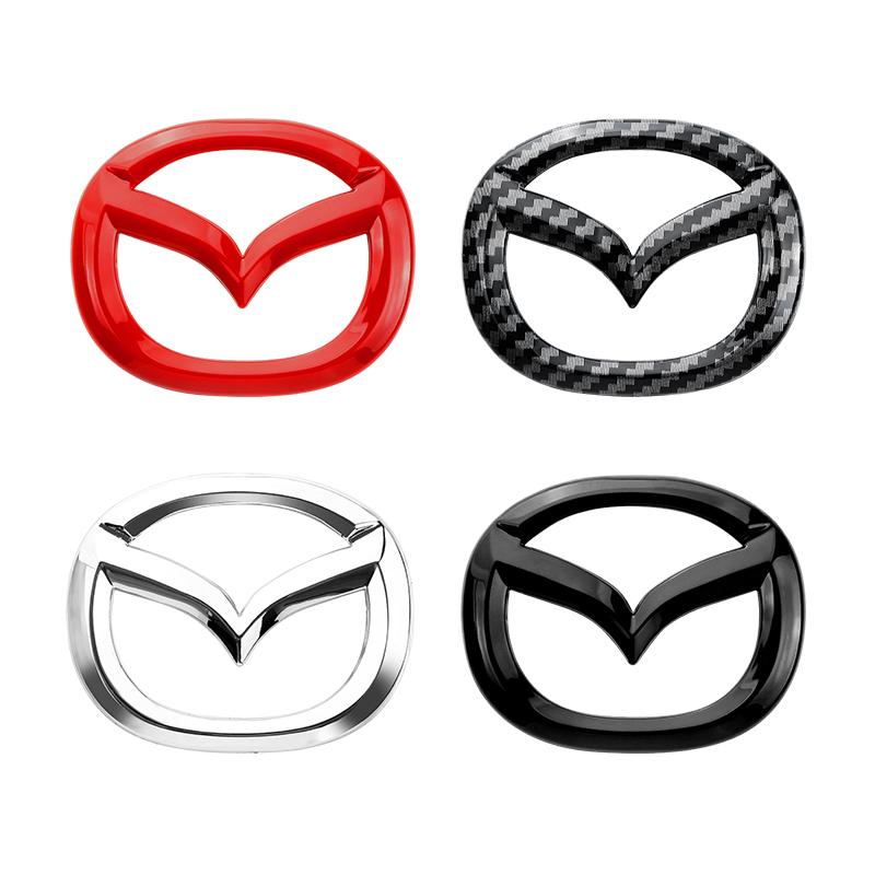 1pcs ABS Car Steering Wheel Center Sticker for Mazda Atenza CX-4 CX-5 Axela Car Interior Stickers Decoration Accessories