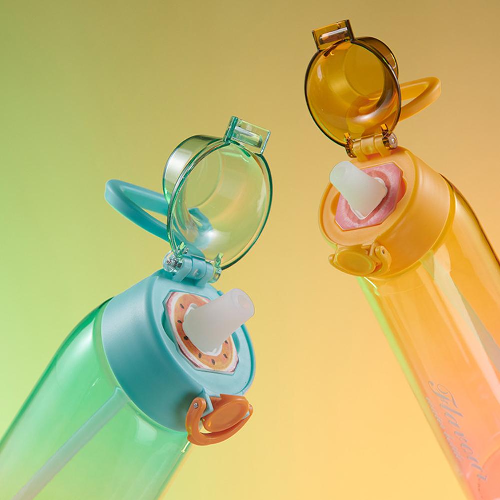 900 ML Gym Sport Bottle with Grip Lid Tritan Drinking Bottle with Straw Gym Water Bottles for Sports Fitness Running Hiking Yoga