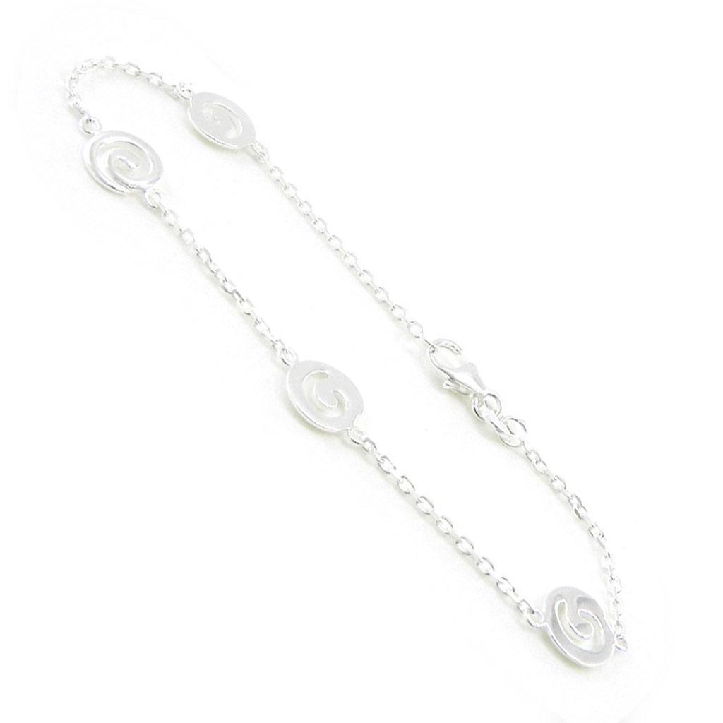 Les Trésors De Lily [I9095] - Silver Bracelet 'Choréographie' Silver (rhodium-plated) - 10 Mm