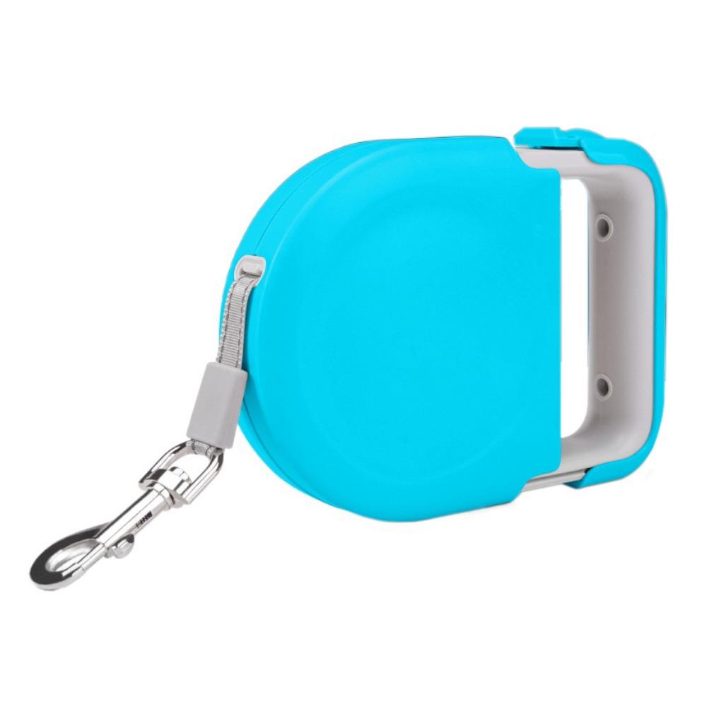 

Retractable Automatic Dog Leash U-shaped Handle Pet Towing Rope Dog Walking Leash For Running синій