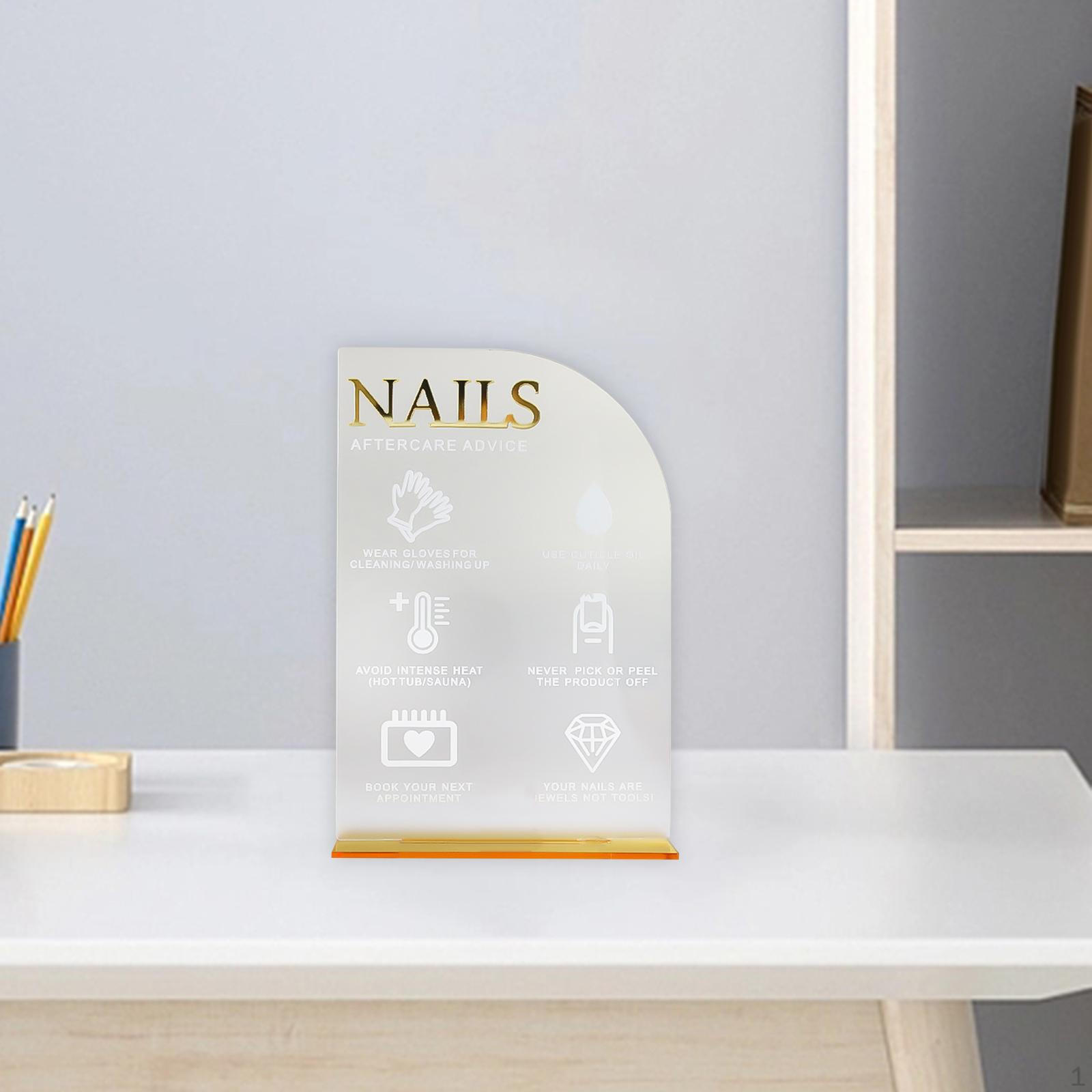 Акриловая подставка для типсов, Портативный держатель для накладных ногтей Style A