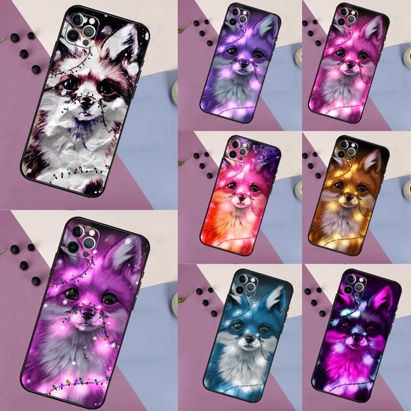 Cute Cartoon Animal Fox Case For Realme C71 C63 C61 C55 C51 C53 C25 C65 C67 C75 11 12 13 14 15 Pro Plus GT6 GT7 Pro