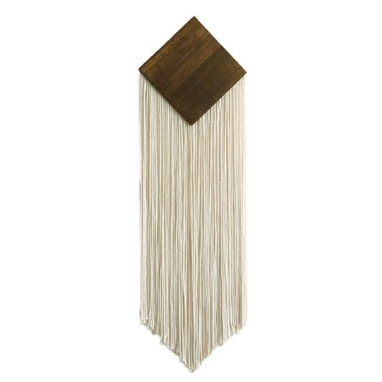 Large Wall Hanging Woven Boho Bohemian Handmade Tapestry Modern Tassel Wall Art белый