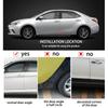 4Pcs Car Door Anti-Collision Stick Silicone Protection Covers For Mercedes Benz C180 C300 W124 W176 W177 C200 C260 GLC CLE CLA FE1