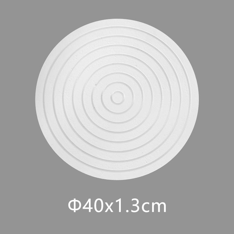 Nordic Electroplating Imitation Metal Mirror Nail-free Wall Decoration Ball Wood Art Chassis Living Room Dining Room Ornaments