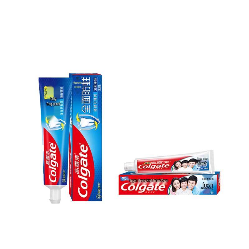 Colgate Total Anti-Cavity Toothpaste Fresh Mint & Super Calcium Duo