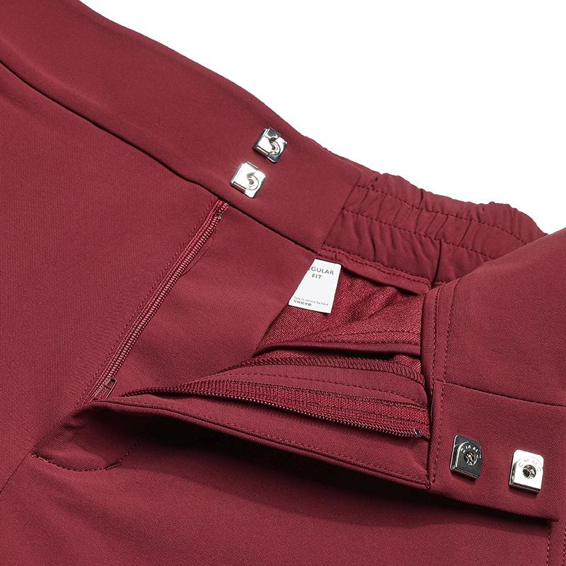 FILA By Naoki Takizawa Fashionable Versatile Slim Elegant Daily Comfortable Woven Casual Pants Women pants Red F11W542801FWI