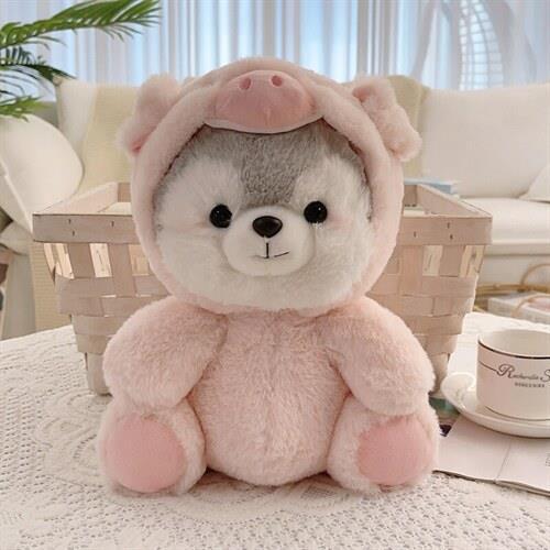 Erha Turns Into A Plush Doll Cute Soft And Cute Erha Plush Doll Soothing Doll Tabletop Ornament Birthday Gift
