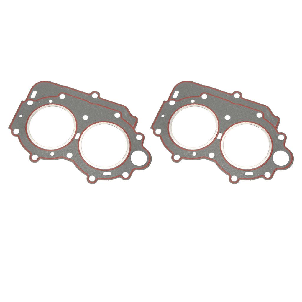 2Pcs Outboard Engine Cylinder Head Gasket Plastic 63V‑11181‑A1 for 2 Stroke 15 HP Boat