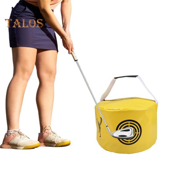 Golf-Schlagtasche, tragbare Power-Schlagtasche, geräuschlos, wasserdicht, Golfschwung-Trainingshilfe für den Aufprallpositionstrainer