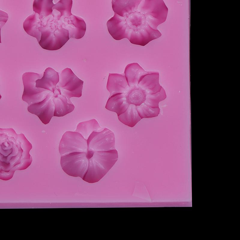 1Pc Flower Silicone Mold Fondant Mold Cake Decorating Tools Chocolate Mold