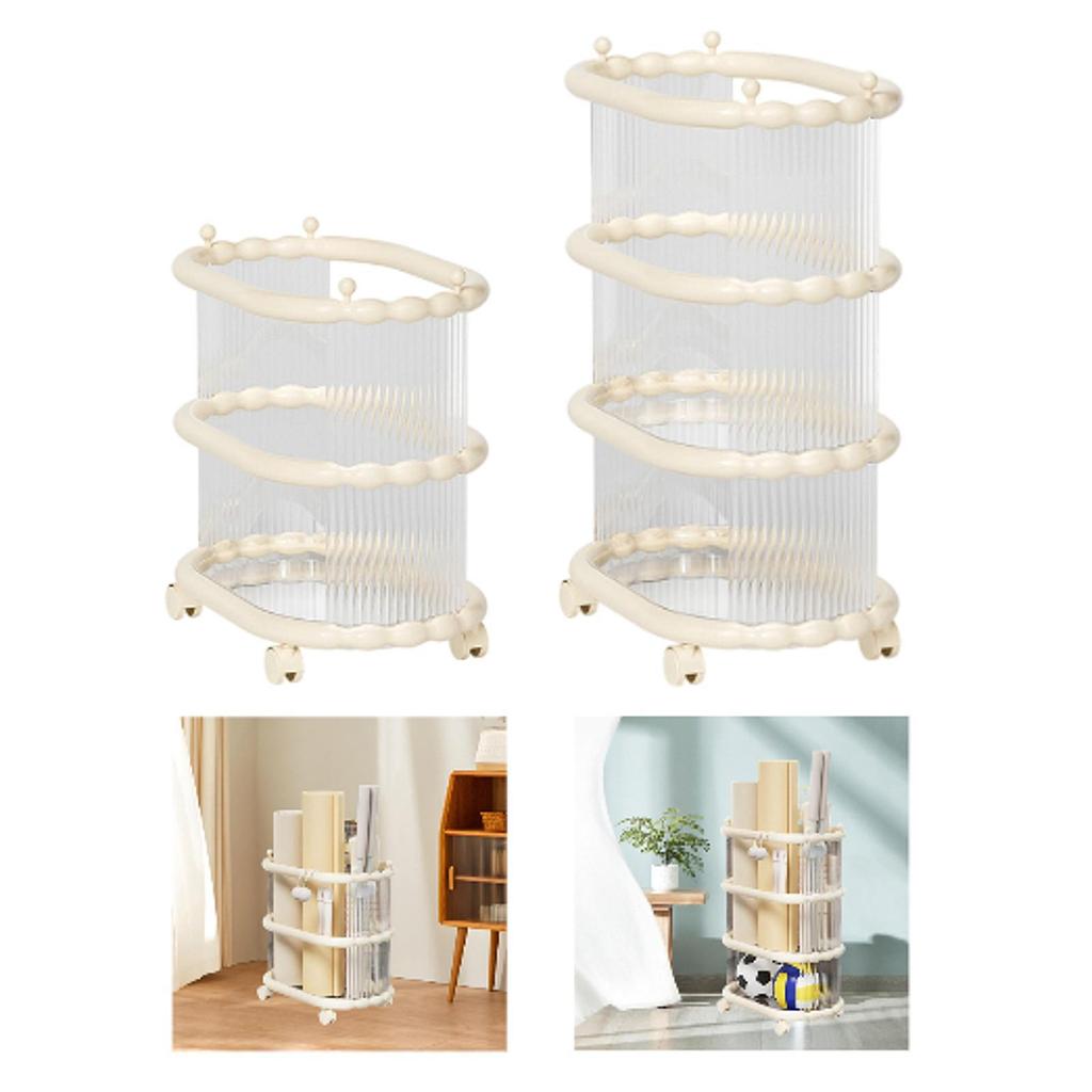 Mat Organizer Cart on Wheels for Dumbbell Storage Solutions