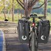 Waterproof adjustable bicycle trunk bag 2532L black