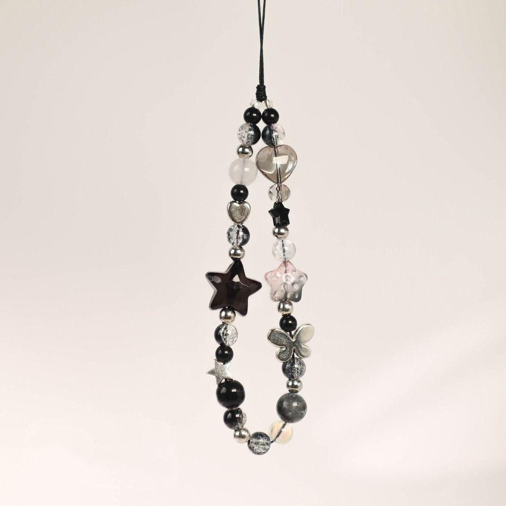 Butterfly Y2K Phone Strap Gothic Style Cell Phone Chain Fashion Mobile Phone Lanyard  Jewelry Gift