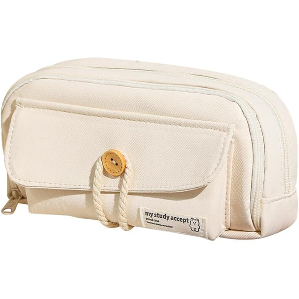 Large capacity pencil case, pen case, multi-function, middle school student, high school student,...