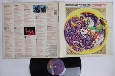 LP Record BOB MARLEY  THE WAILERS  Confrontation 900851 Island Records 1983 US Reggae Ska  Dub Used
