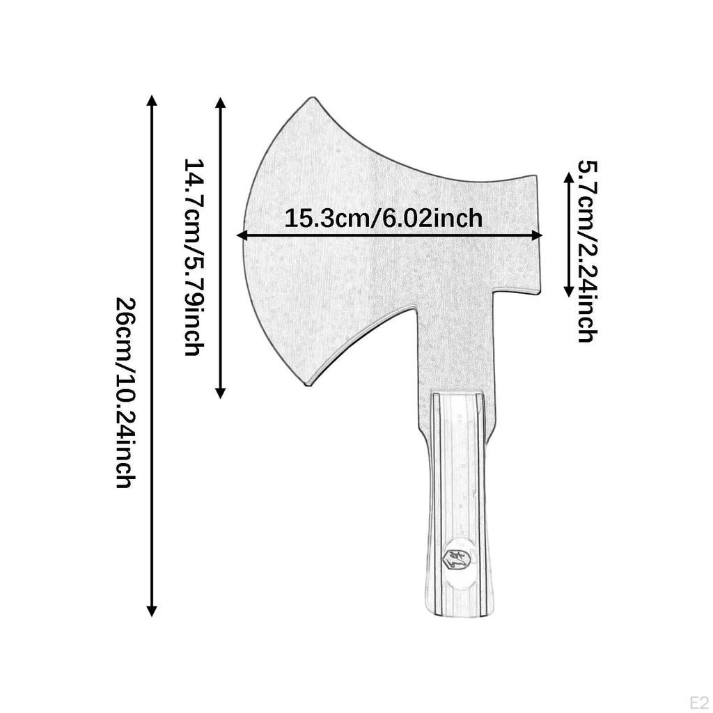 Table Tennis Racket Axe Shape Ping Pong Paddle for Beginner & Experienced Unique Wood