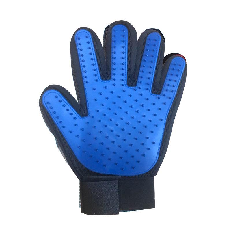 Breathable Mesh Palm Brush Pet Deshedding Glove For Cat And Dog Hair Removal