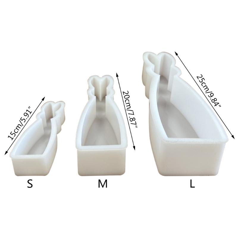 Easter Rabbit Resin Mold 3D Bunnies Resin Mold for DIY Easter Decoration Easter Gift Gypsum Ornament Epoxy Resin Casting