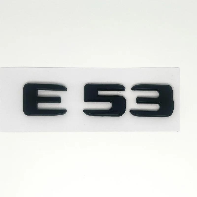 

3D ABS Chrome Car Letters Logo E53 Fender TURBO 4MATIC Emblem Badge Rear Star AMG Sticker For Mercedes Benz AMG E53 W213 W212 4XL