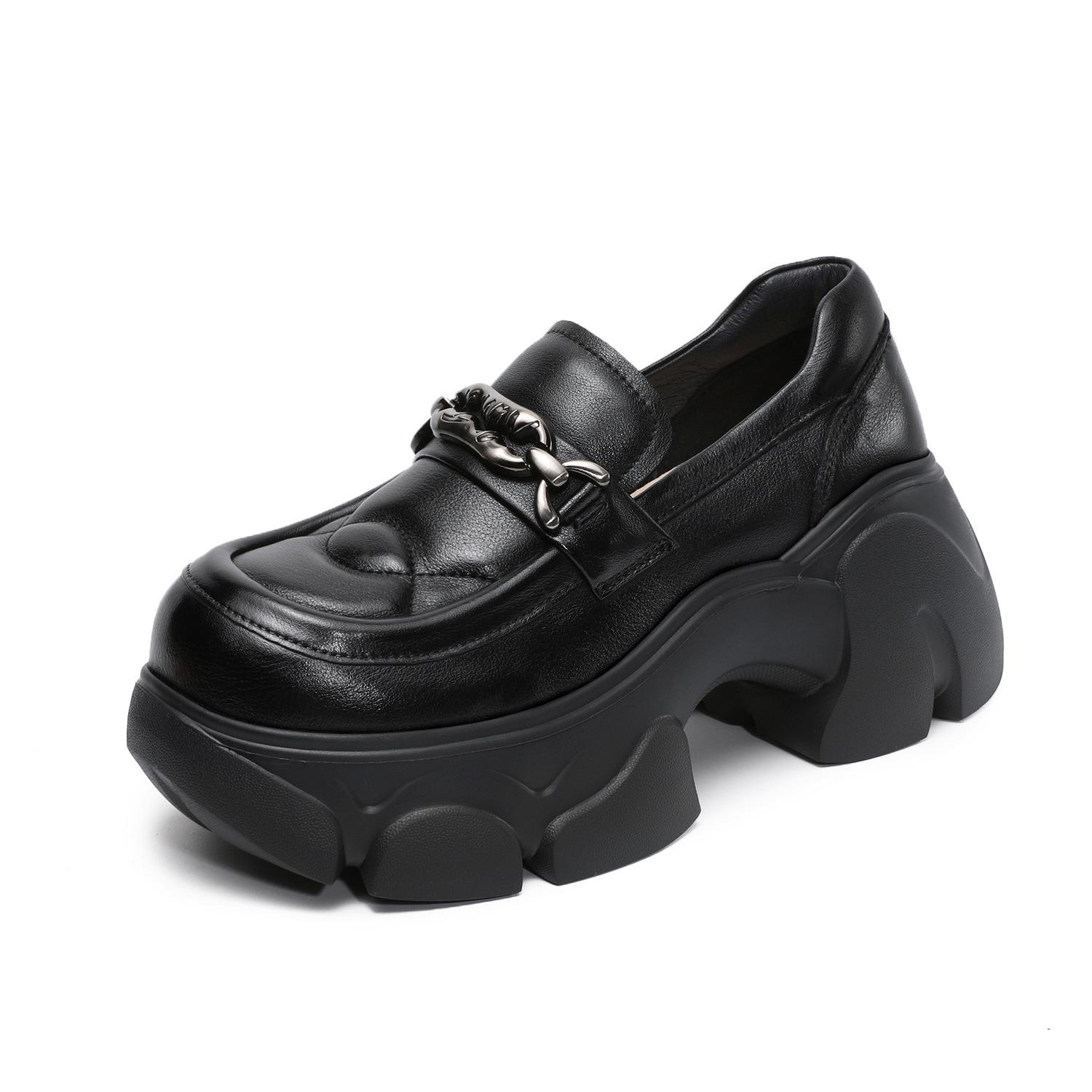 High-heel Women s Shoes - New Style Platform Shoes for Heightening Feet 35 чёрный