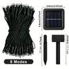 20-300LED Solar Fairy Lights Outdoor IP65 Waterproof Christmas Halloween Party Decor Solar for Courtyard Street Garden Pathway