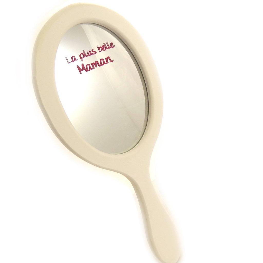 Les Trésors De Lily [L4893] - Miroir créateur 'La plus belle Maman' ivoire