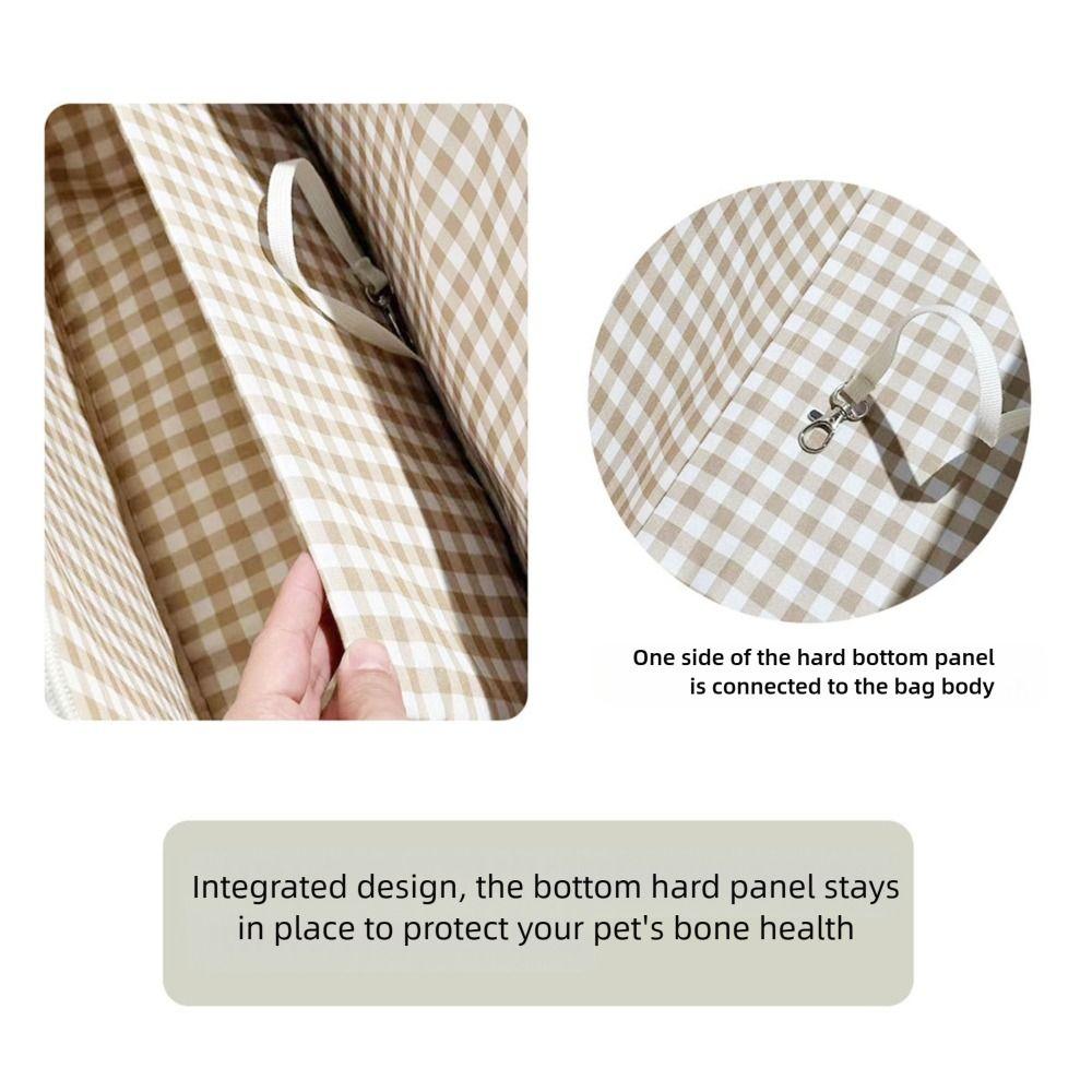 Foldable Pet Backpack Oxford Cloth Pet Handbag Convenient To Carry Dog Backpack