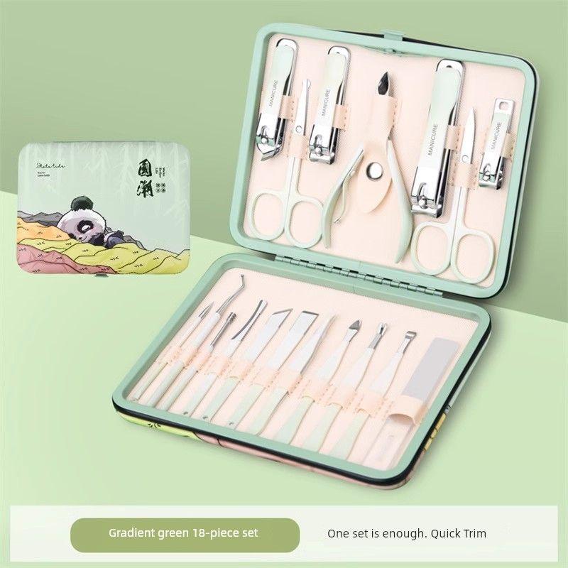 Nail Clippers Suit Nail Scissors For Home Unisex Special Use Pedicure Tools Nail Clipper Pliers Original Manicure 18-Piece Set