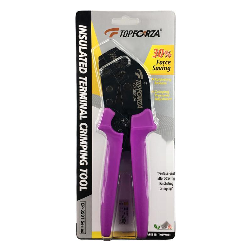 TOPFORZA CP-3501D4 Ratchet Crimping Pliers