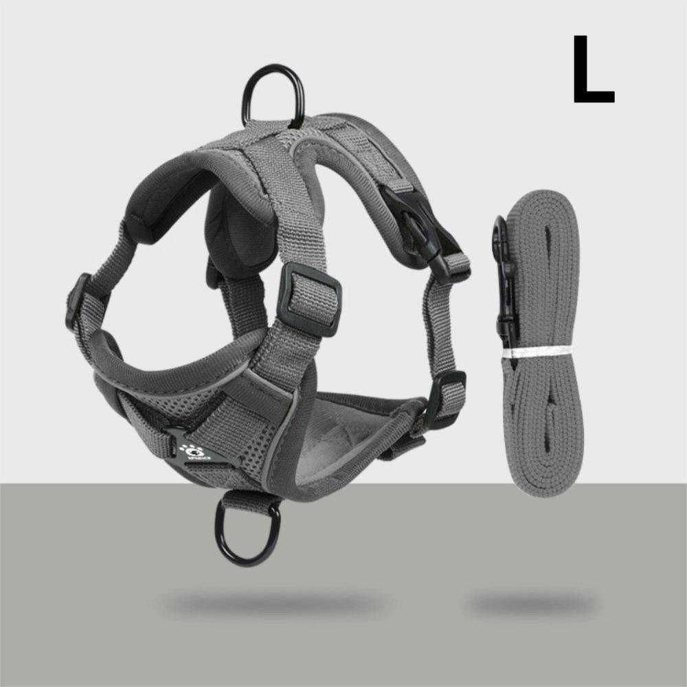 High Quality Reflective Cat Harness Leash Set Adjustable Breathable Mesh Dog Harness Pet Vest Harness Small Medium Dogs