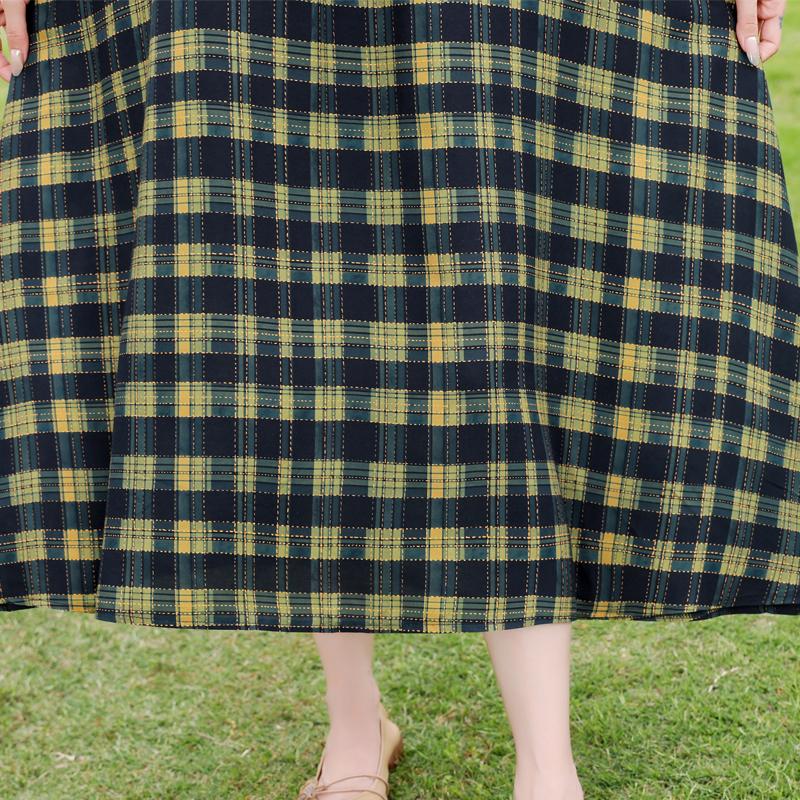 Elegant Women's Dresses Summer Vintage Clothes Plus Size Short Sleeve Casual Loose Long Dress