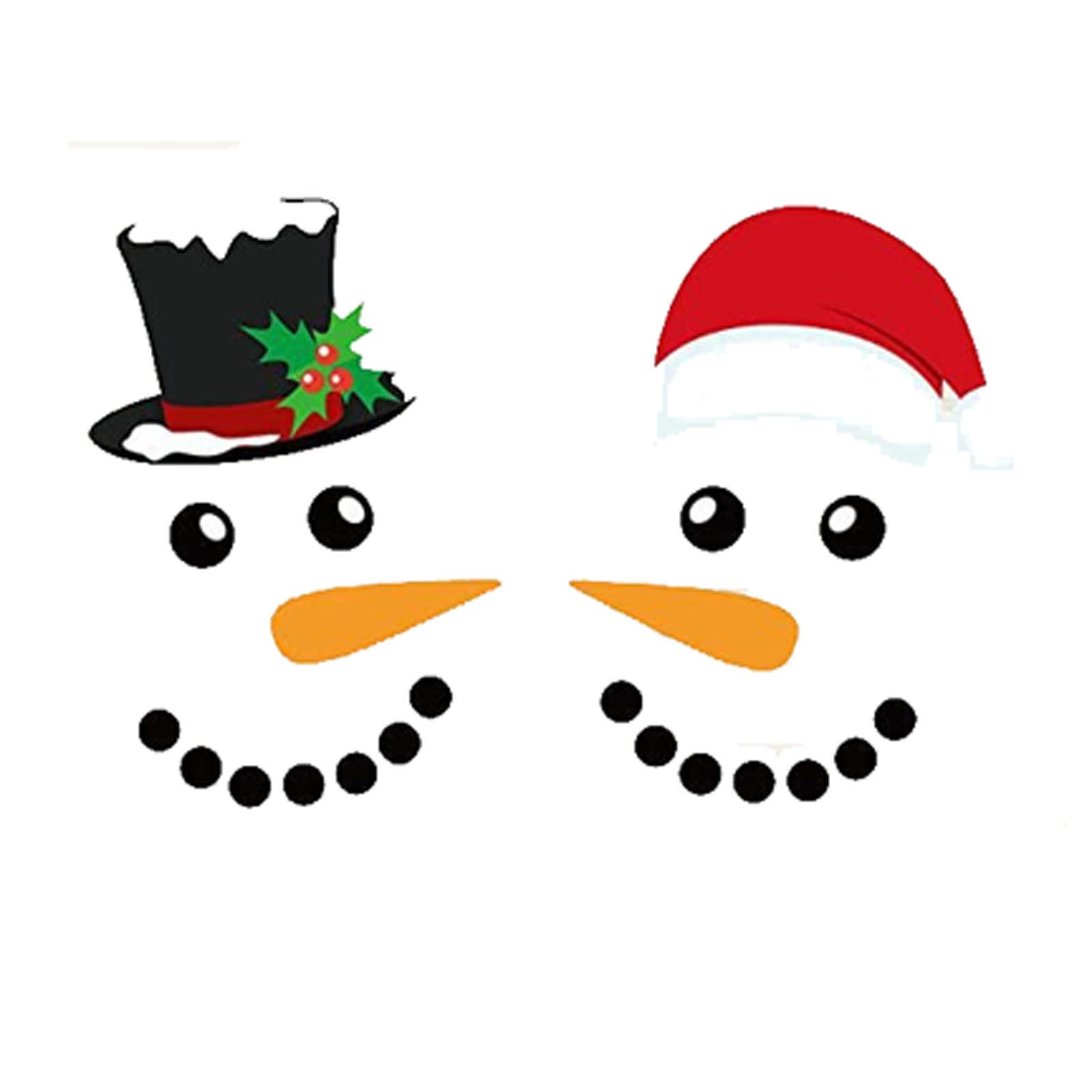 

Веселые Рождественские украшения Декор гаражных ворот Снеговик Магниты Наклейки Наклейка на холодильник Лицо гараж Рождественский набор Светоотражающие автомобильные магнитные наклейки One Size