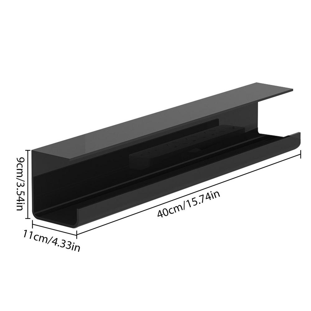 

Настольный лоток для прокладки кабелей под настольной розеткой, подвесной держатель, стеллаж для хранения удлинителя для офисов, гостиной, органайзер для проводов