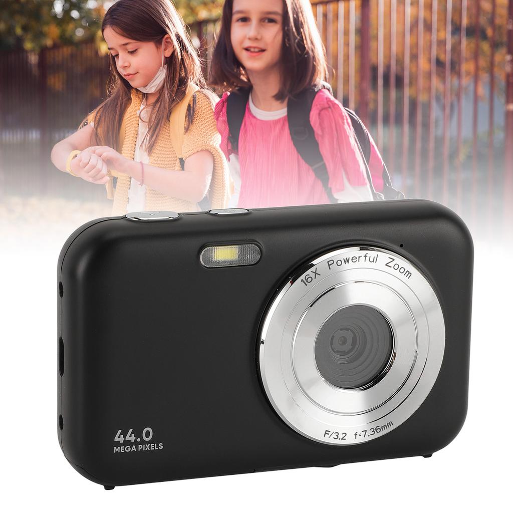Digital Camera 1080P 2.4 Inch 44MP 16X Zoom Multifunctional Compact Travel Video Camera